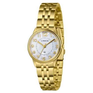 Imagem de Relógio Feminino Lince Dourado LRGM027L32 C2KX