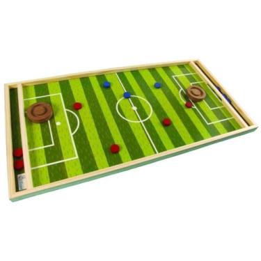 Imagem de Jogo Gol a Gol Tabuleiro Simula Futebol Brinquedo Divertido - Simque