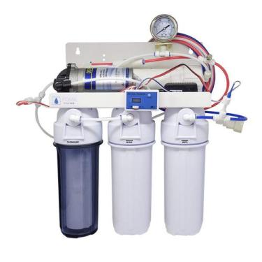 Imagem de Filtro Osmose Reversa 75gpd + Tds Inline + Manômetro Completo - Fdma F