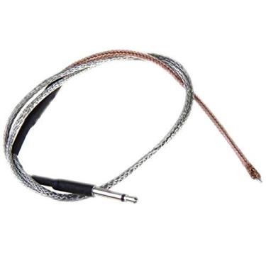 Imagem de GOSONO Captador de ventosa preto, captador de clipe para violão acústico, bandolim, bouzouki, violino, banjo, ukulele, alaúde, cabo piezo dobrável, sob a sela, cabo piezo dobrável sob a sela