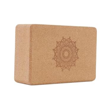 Imagem de simhoa de ioga de cortiça, tijolo para exercícios, acessórios de ioga de madeira para academia em casa, musculação, Style B