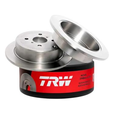 Imagem de Kit Discos de Freio Traseiro RCDI06240 Compatível com Corolla e Fielder 1.6/1.8 16V 2003 a 2008 – Original