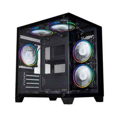 Imagem de Gabinete K-Mex Aquário Gamer M-ATX USB 3.2