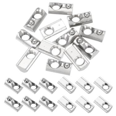 Imagem de PATIKIL M8 porcas de mola em rolo meio redondo, 12 peças, série 3030, porcas de mola de aço carbono para perfil de extrusão de alumínio de 8 mm, impressora 3D, ferramentas DIY, montagem de móveis