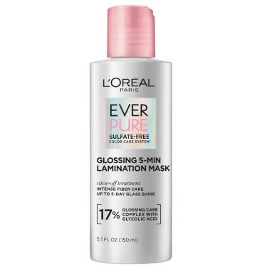 Imagem de Máscara capilar L`Oreal Paris EverPure Glossing Lamination 150mL