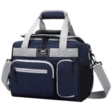 Imagem de Bolsa Térmica Portátil 18L, Mantém Quente, Frio Por até 5H, MIER, Cinza