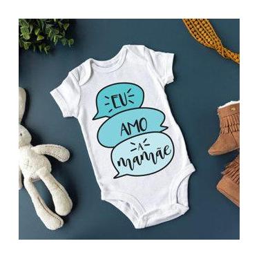 Imagem de Body Personalizado Bebê Eu Amo a Mamãe - Baby da Moda