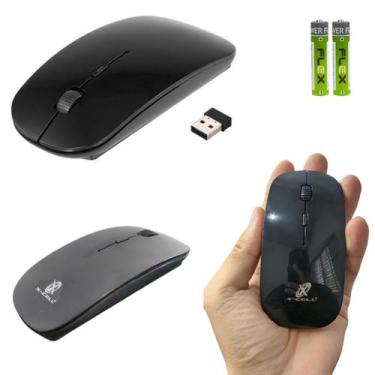 Imagem de Mouse Sem Fio Wireless Ótico Led Com Pilhas 1600 DPI 10 M - X-CELL, PR