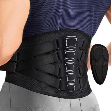 Imagem de Cinto de suporte lombar grande OSK Back Brace de 105-120 cm