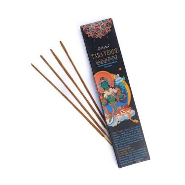 Imagem de Incenso Indiano Goloka Tara Verde 15g