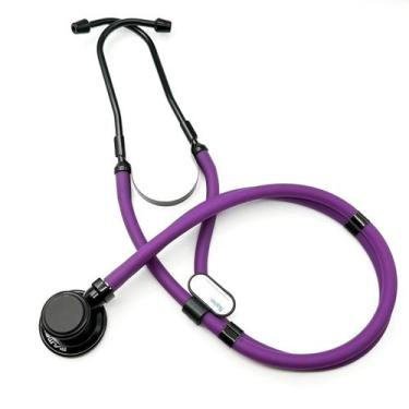 Imagem de Estetoscópio Linha Black PA MED Rappaport Roxo Black Edition - Edição 