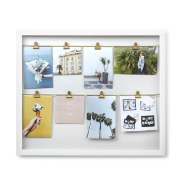 Imagem de Porta Retrato Clipline Branco Umbra