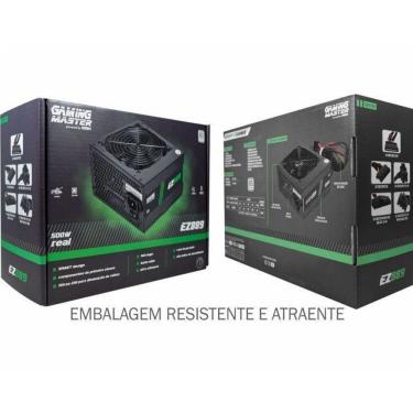 Imagem de Fonte Atx 500W Real Kmex 80 Plus EZ889
