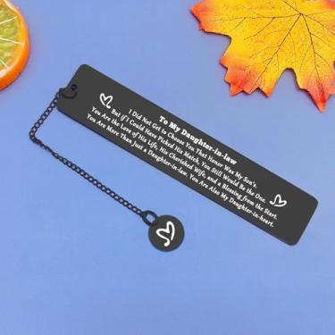 Imagem de Presentes de cunhada da mãe, marcadores, marcadores de livro de agradecimento, ideias de presente de aniversário, Natal, agradecimento, presente de casamento para filhas