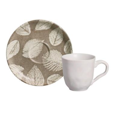 Imagem de Xícara de Café Seiva Branca e Cinza