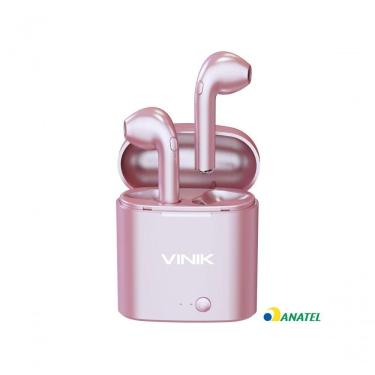 Imagem de Fone De Ouvido Bluetooth Easy W1+ Tws True Wireless - Rose