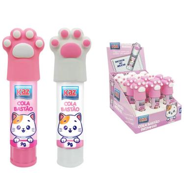 Imagem de COLA ESCOLAR BASTÃO PATINHAS - PETS - 9G - KZ5017 - KAZ