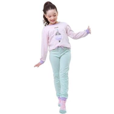 Imagem de Pijama Infantil Inverno com Estampas Interativas, Tecido Macio e Confo