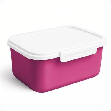 Imagem de Potes Plástico Reutilizável 750ml Kit para Marmitas Refeições com Trav