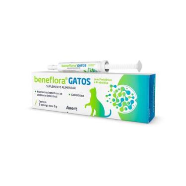 Imagem de Avert Beneflora Pasta 5g Gatos X Suplemento Probiótico