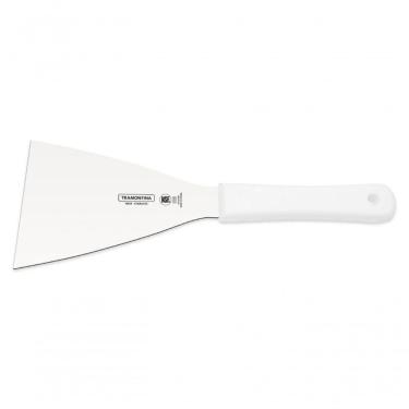 Imagem de Espátula Raspador Tramontina Profissional Com Lâmina Em Aço Inox E Cabo De Polipropileno Branco 5x4