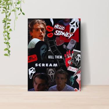 Imagem de Genérico, Quadro Ghost Face Panico Terror A4 | Placa MDF 01
