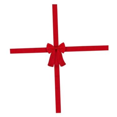 Imagem de Vaveren Laço de fita natalina para porta de armário, árvore de Natal, decoração natalina, laço para porta da frente, para aniversário, chá de bebê, uso