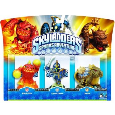 Imagem de Skylanders Spyro's Adventure Triple Character Pack (Eruptor, Chop Chop, Bash)