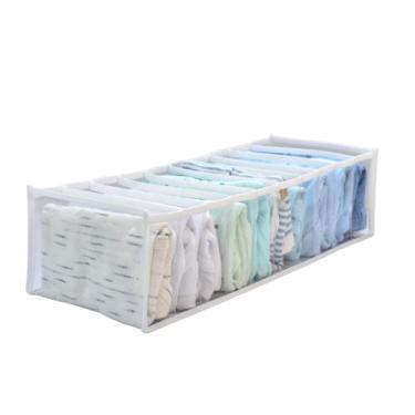 Imagem de 10 Colmeias Organizadoras Roupas de Bebe (40x15x10) para Gavetas Meias