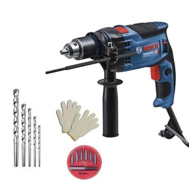 Imagem de Furadeira De Impacto 1/2 pol 850w Gsb 16 re Bosch + Acess, 110V