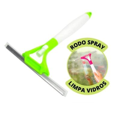 Imagem de Rodo Limpa Vidros Spray Recipiente Borrifador Rodinho