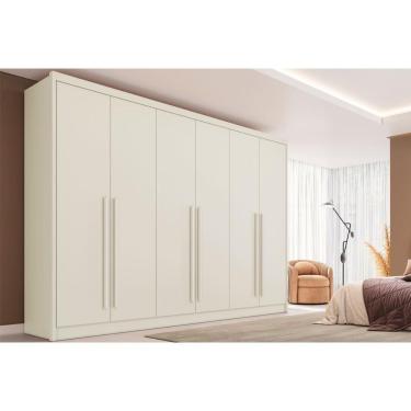 Imagem de Guarda Roupa Casal 6 Portas E 6 Gavetas Valencia Off White - Europa