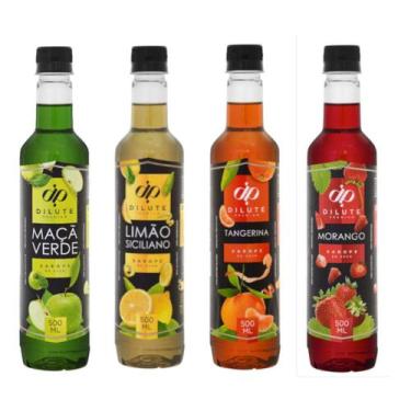 Imagem de Kit 4 Xaropes Soda Italiana Dilute 500ml Escolha Seu Sabor - Mais Temp