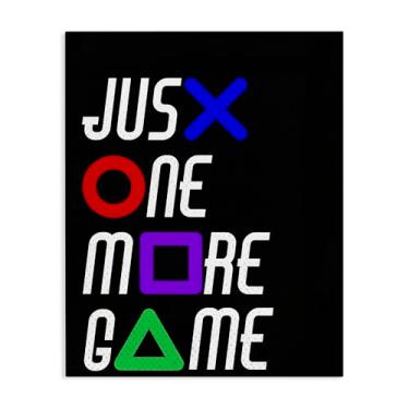 Imagem de Stupell Industries One More Game with Symbols Canvas Wall Art, design por Kim Allen, 20 x 16