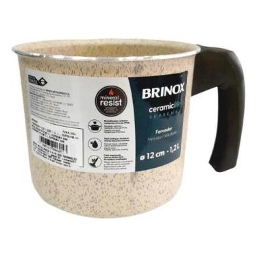 Imagem de Fervedor 12 cm 1,2l Ceramic Life Suprema Vanilla Ref:7244/366 Brinox