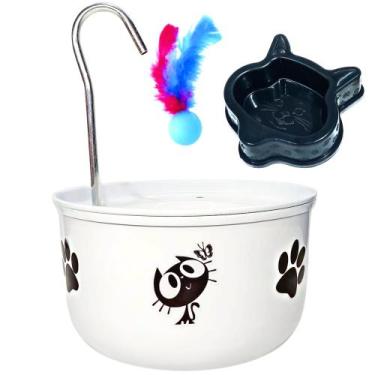 Imagem de Bebedouro Para Gatos 4 Litros - Tipo Fonte Branca - DM SOLUÇÕES