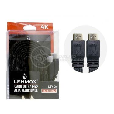 Imagem de Cabo Hdmi 5 Metros Para Tv Ultra Hd Hdtv 4K 2.0 - Lehmox