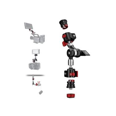 Imagem de IFOOTAGE Magic Arm Spider Crab MA3-4, braço de câmera com parafuso de 1/10.2 cm e 3/20.3 cm, braço articulado de 17.8 cm para monitor de vídeo, luz de flash, microfone, LED, monitor, carga útil 6 kg