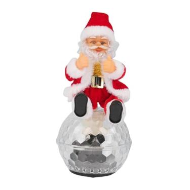 Imagem de Fancyes Papai Noel Elétrico de Brinquedo, Decoração de Natal Elétrica, Papai Noel Animado, Presente, Figura Musical que Anda, para Crianças, Meninos e, Style D