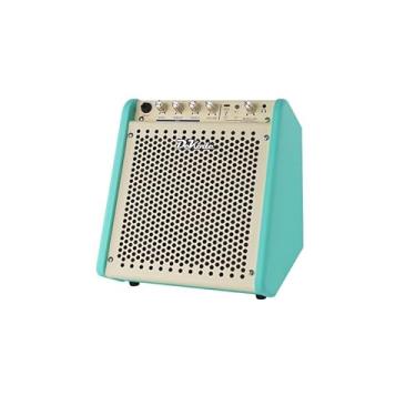 Imagem de VEDO Amplificador para Baixo Elétrico DK 25W com Caixa de Som Portátil, Gravação OTG Interna, Efeito de Reverberação Integrado, Equalizador de 3 Bandas, Entrada 6.35mm, Monitoramento (Verde(1 peça))