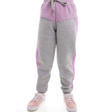 Imagem de CALÇA MOLETOM FEMININO INFANTIL MENINA JUVENIL 1 ANO A 16 ANOS QUENTE PARA O FRIO-Feminino