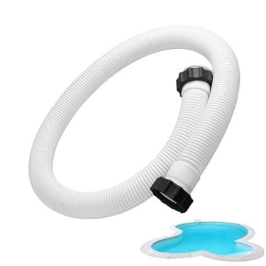 Imagem de Mangueira de substituição para piscina, mangueiras de filtro de piscina no solo de fácil instalação de 159 cm | Peças de conector flexível para circulação de água ao ar livre, paisagistas, banheira de