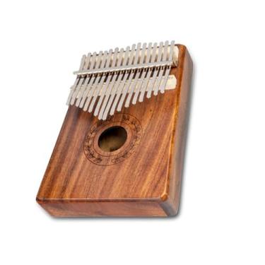 Imagem de Piano de polegar Kalimba de madeira com 17 teclas, fácil de aprender, instrumento musical de dedo portátil