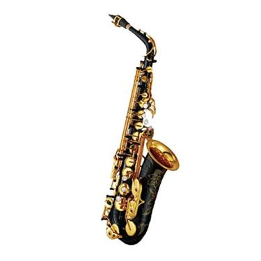 Imagem de Saxofone alto e plano profissional Saxofone alto com palheta de boca de banda (cor: 3)