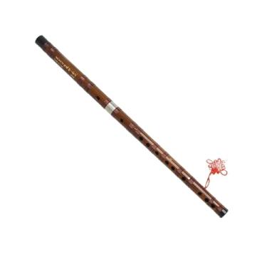 Imagem de Flauta de bambu vintage E afinada flauta profissional chinês tradicional instrumento de sopro