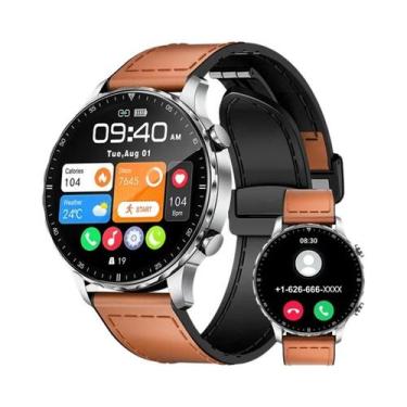 Imagem de Relógio Inteligente Masculino À Prova D'Água Bluetooth LIGE Com Tela T