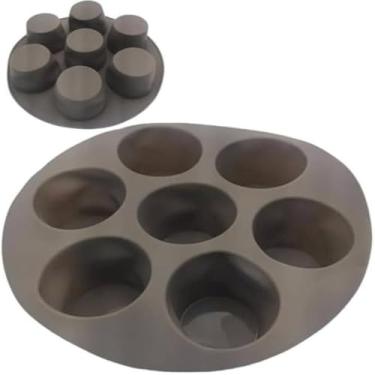 Imagem de Forma de cupcake, reutilizavel, silicone, antiaderente, ideal para assar, Airfryer, cozinha, colorido. - Cores sortidas