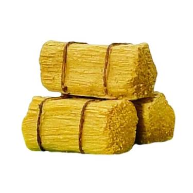 Imagem de Esquirla 3 Mini Fardos de Feno para Casa de Bonecas - Simulação de Fardos de Feno de Outono - Adereços Fotográficos para Jardim de Fadas e Casa de, Retângulo 5x2.5x2.5cm