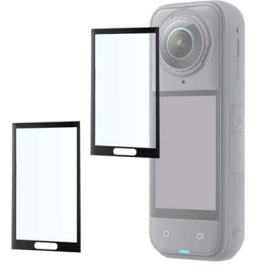 Imagem de PreNexusFRYC Protetor de tela LCD X5 para câmera de ação Insta360 X5, capa de vidro temperado ultratransparente 9H resistente à água para câmera Insta360 X5 - 2 pacotes
