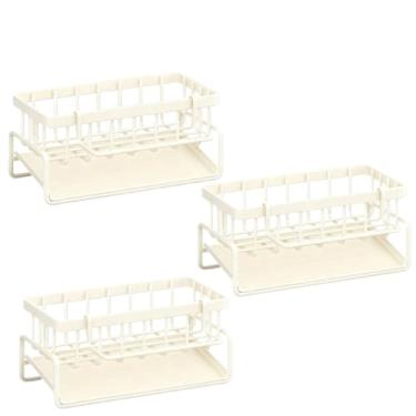 Imagem de Kit 1/2/3 Organizador De Pia Cozinha Multiuso Suporte Esponja Detergente Sabão E Panos(3 Peças)